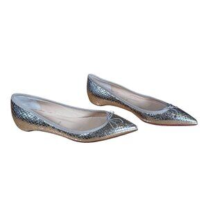 Christian Louboutin Solasofia Flat Lame Sirene Version Gold Size EU 39 US 9